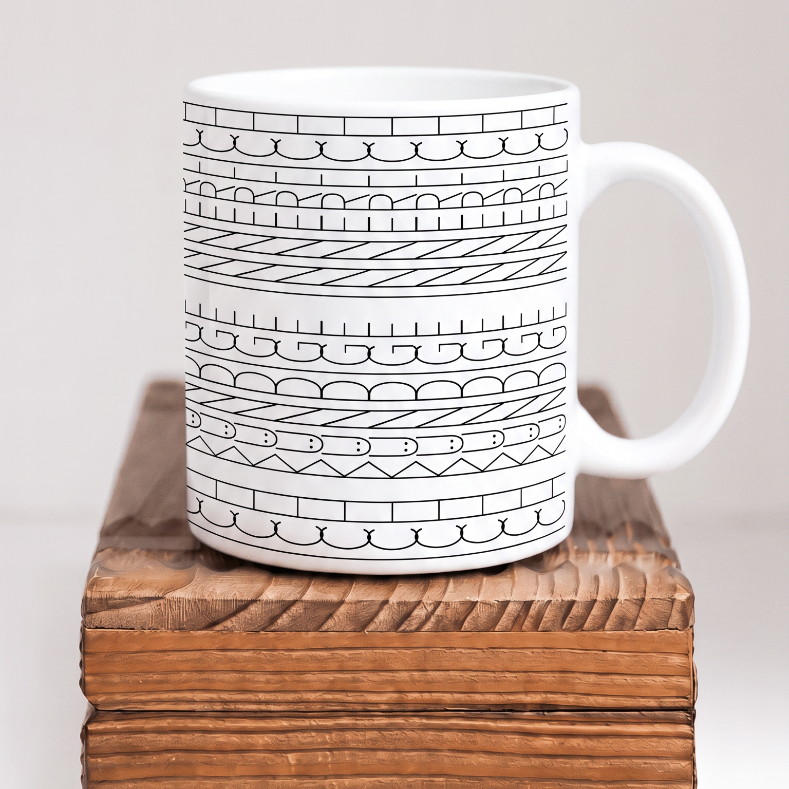 Keramik-Tasse mit Hidden Text „ich kündige innerlich“ | Lustige Kaffeetasse mit Überraschungseffekt